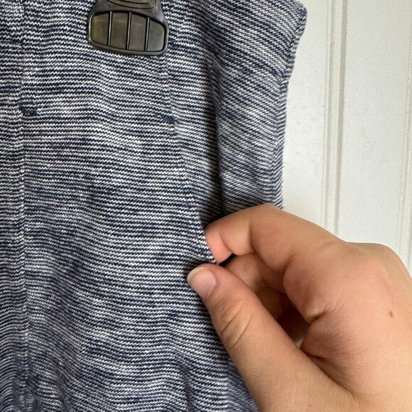 Anthropologie Saturday Sunday Navy Pull On Shorts Stretch Cuffed A49 - Picture 2 of 5